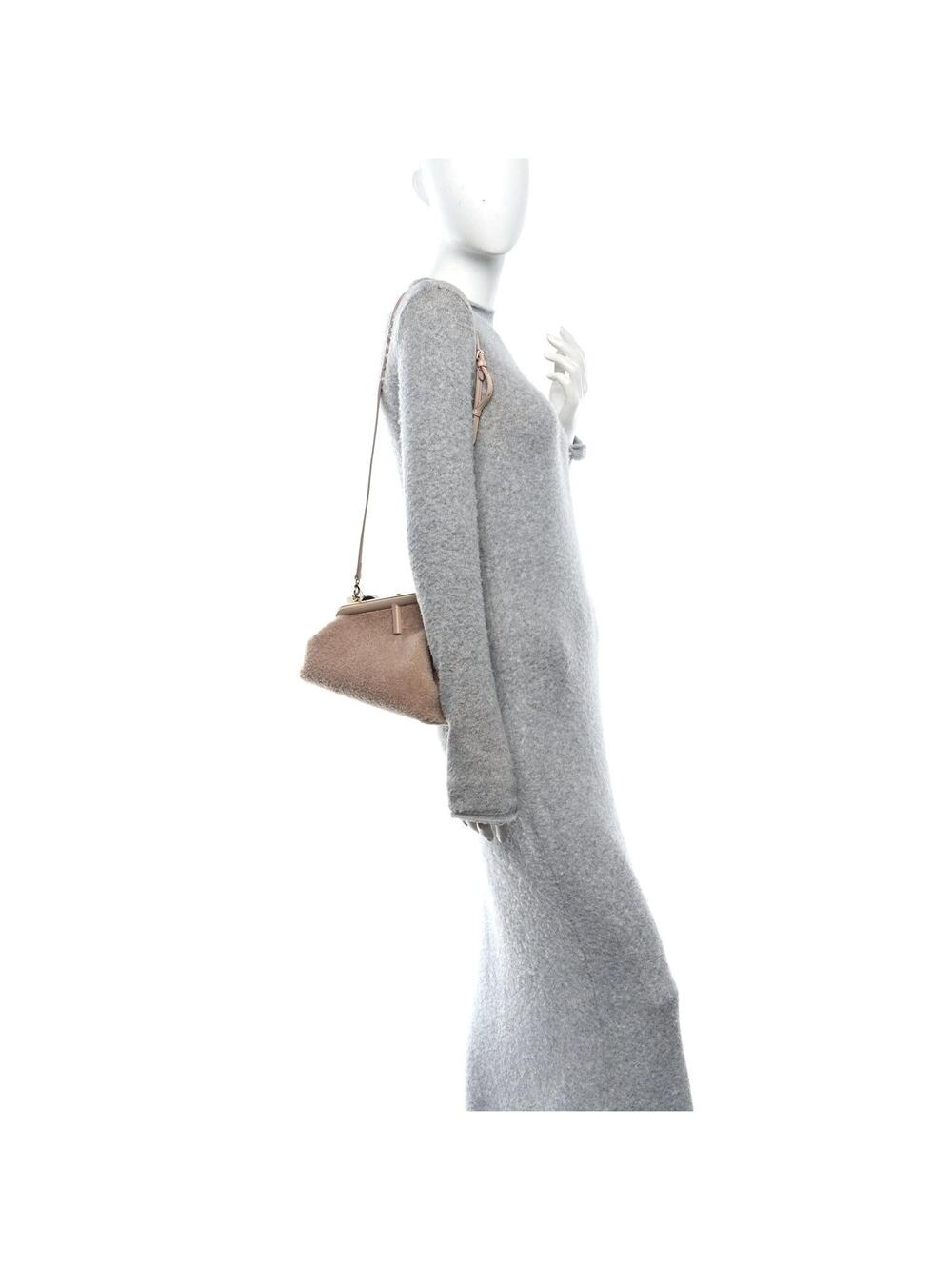 Shearling Small Fendi First Rosa #367077F13B - Picture 2 of 10